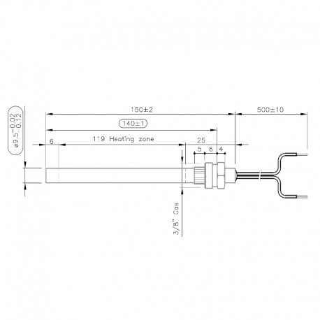 RESISTENZA CANDELETTA STUFA PELLET MCZ ORIGINALE SWING GIO FLUX 41451209600