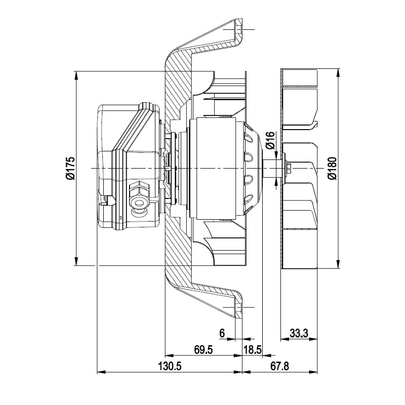 Easyricambi Estrattore aspiratore fumi stufe a Pellet EBM PAPST R2E180 AH05  27 Originale : .it: Casa e cucina