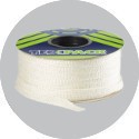 White adhesive flat sealing braid Textape - Spool