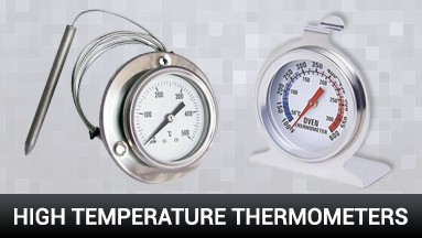 High temperature thermometers