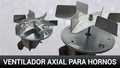 Ventiladores axiales para hornos