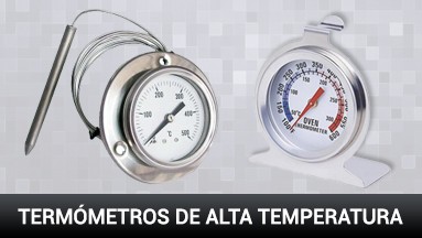 Termómetros de alta temperatura