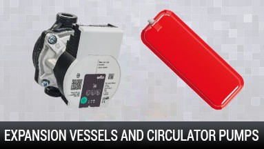 Expansion vessels and circulator pumps